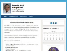 Tablet Screenshot of francisardi.com